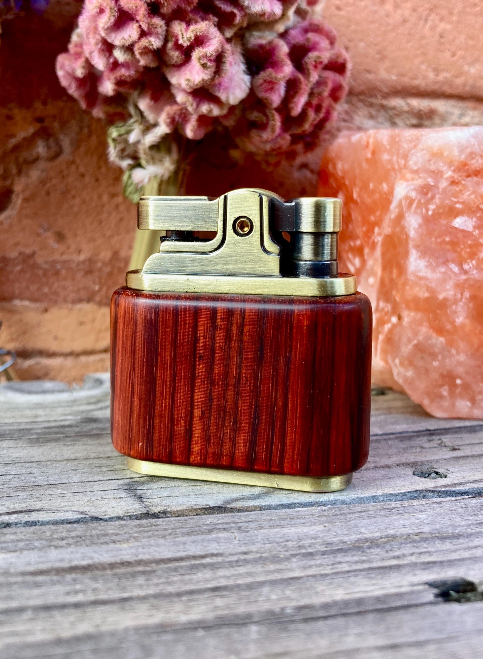 Handmade Vintage Wooden Lighter, Original Gift for Men, Personalized Lighter, Unique Gift, Refillable, Unique Accessory, Luxury and Cool