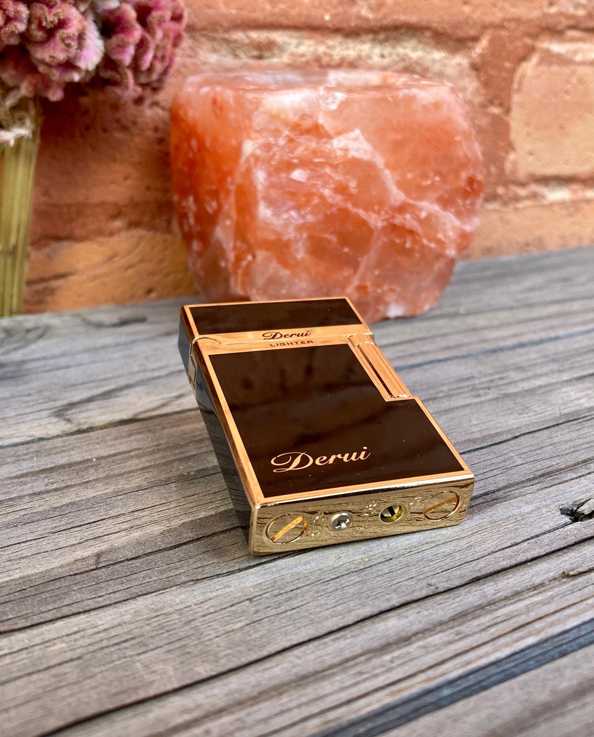 Vintage Collectible Gas Lighter, Personalized, Old School, Plated