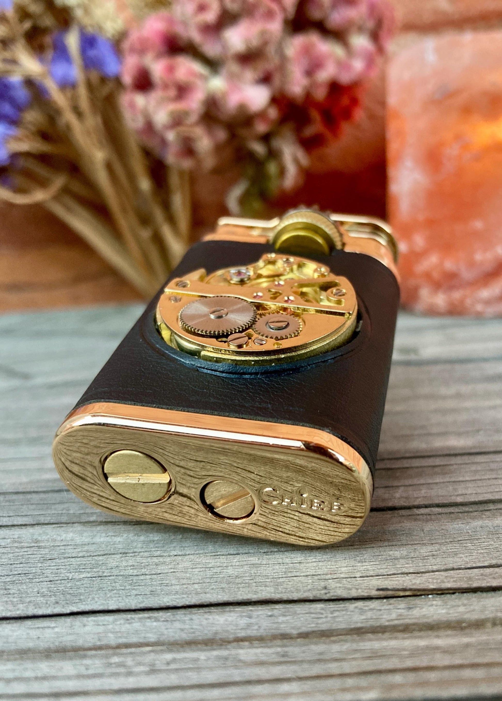 Vintage Lighter Wood Collectible, Retro Cigarette Holder, Unique Old Lighter, Cool Collectible, Collectible Gift for Him, Christmas, Fuel