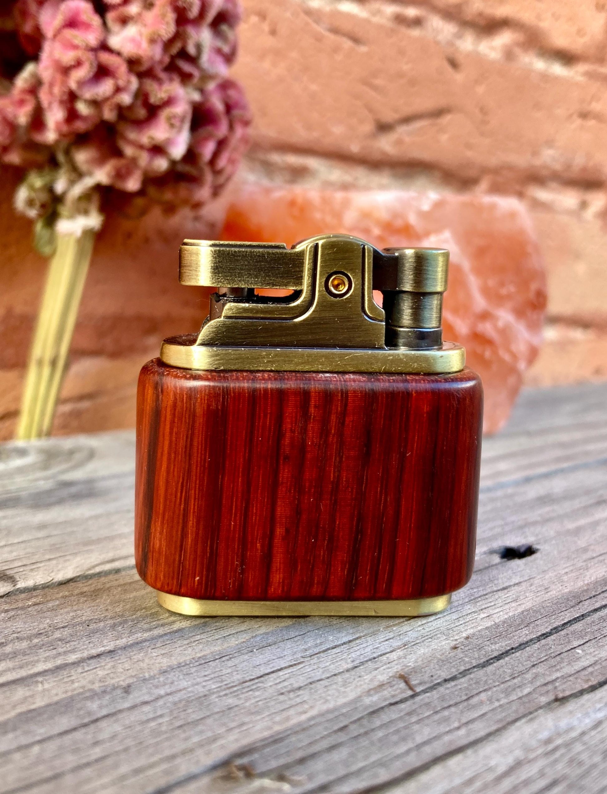 Handmade Vintage Wooden Lighter, Original Gift for Men, Personalized Lighter, Unique Gift, Refillable, Unique Accessory, Luxury and Cool