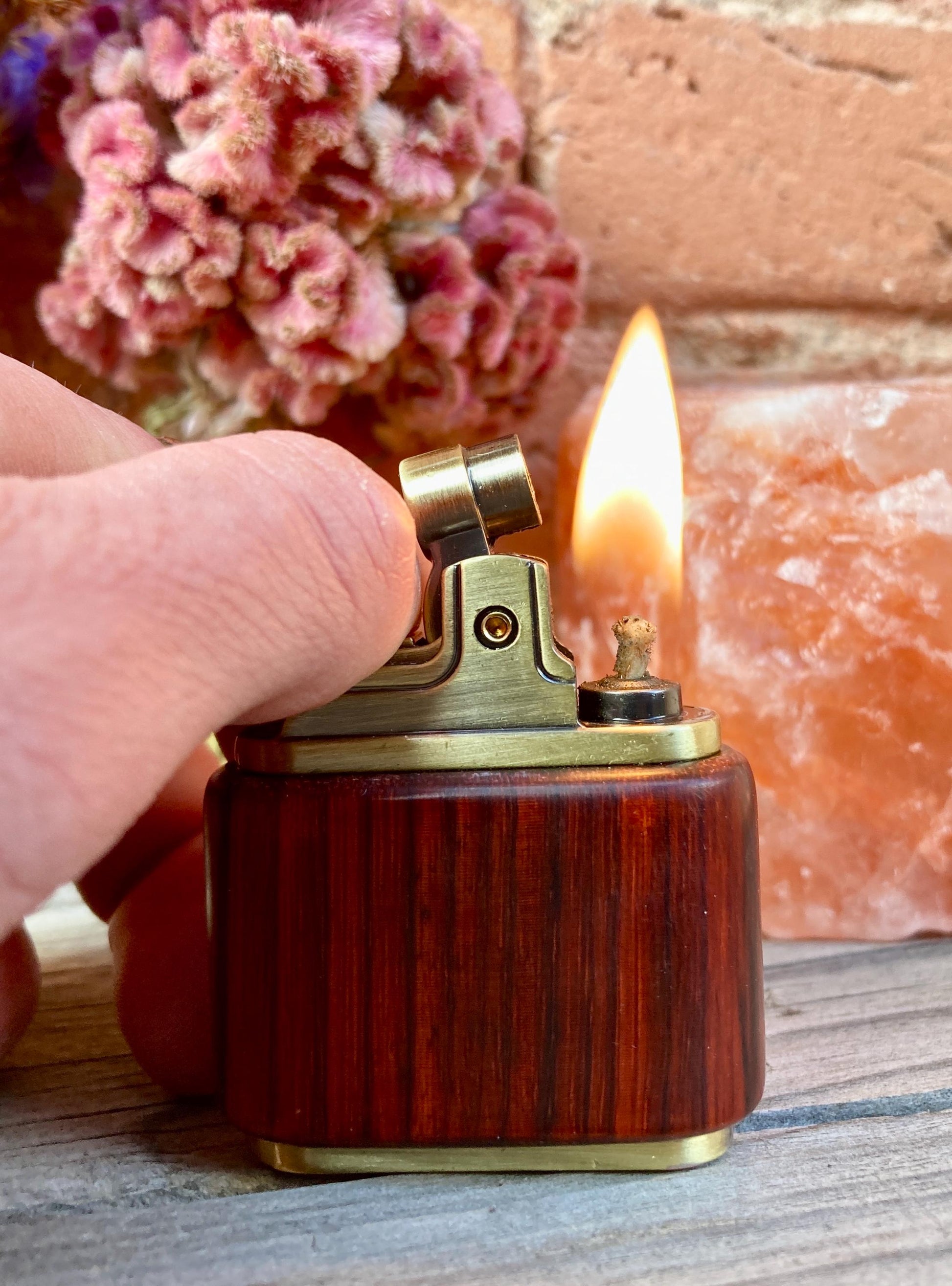 Handmade Vintage Wooden Lighter, Original Gift for Men, Personalized Lighter, Unique Gift, Refillable, Unique Accessory, Luxury and Cool