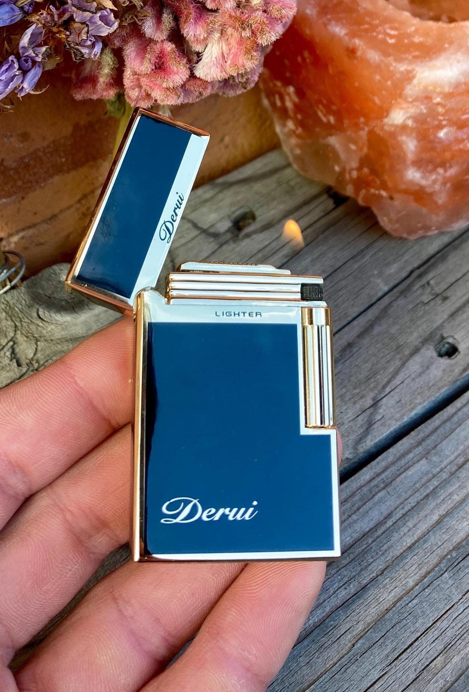 Vintage Collectible Gas Lighter, Personalized, Old School, Plated
