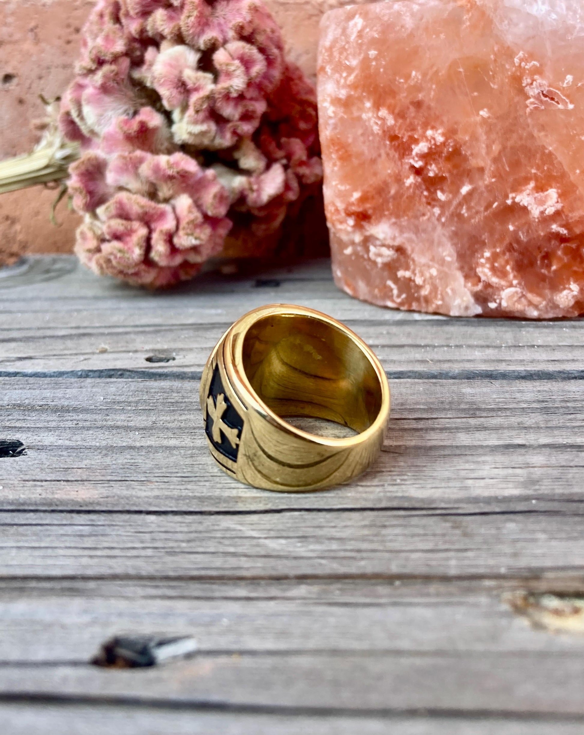 Constantine Ring, Templar Ring, Handmade Stainless Steel, Constantine Jewelry, Men's Ring, Unique Gift