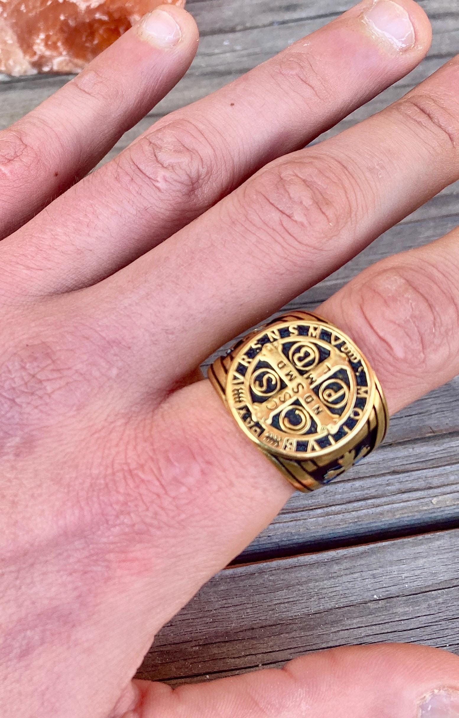 Constantine Ring, Templar Ring, Handmade Stainless Steel, Constantine Jewelry, Men's Ring, Unique Gift