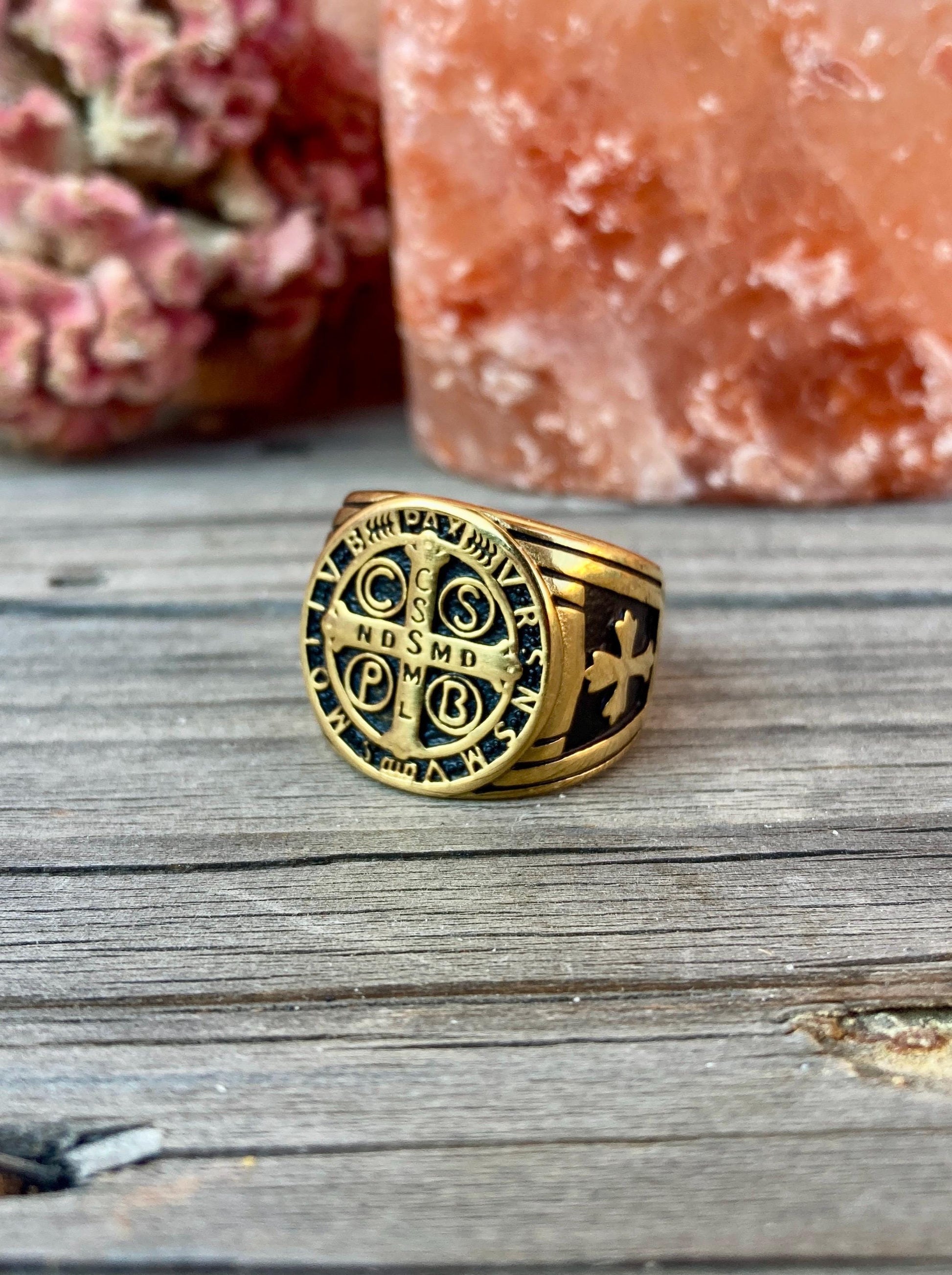 Constantine Ring, Templar Ring, Handmade Stainless Steel, Constantine Jewelry, Men's Ring, Unique Gift