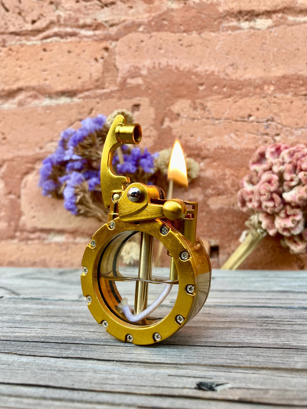 Lighter Steampunk Nautical Porthole Vintage Windproof Oil Lighter Unique Gift Collectible Gift for Men Collectors Enthusiasts