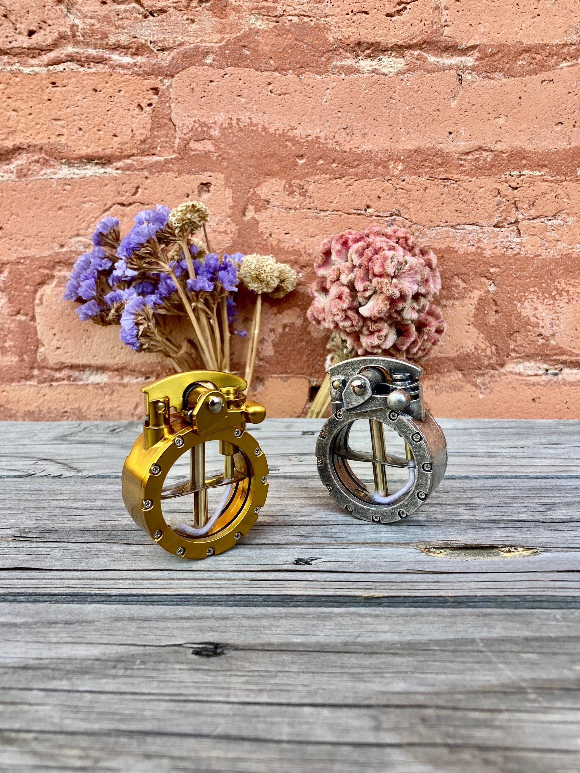 Lighter Steampunk Nautical Porthole Vintage Windproof Oil Lighter Unique Gift Collectible Gift for Men Collectors Enthusiasts
