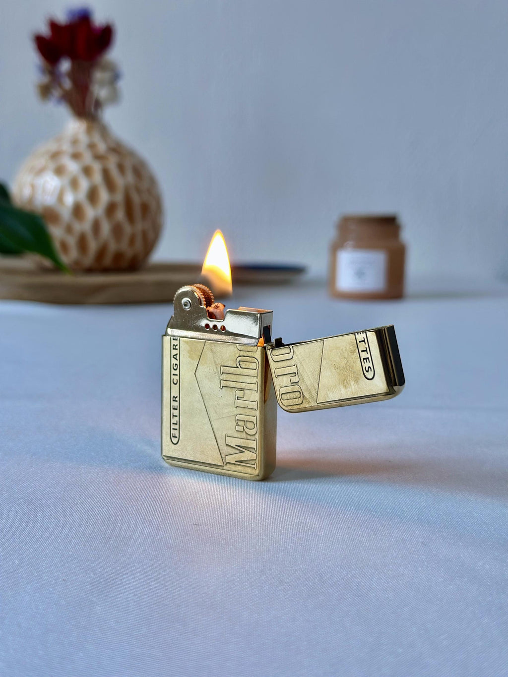 Lighter Engraved Marlboro Vintage Cigarette Windproof Petrol Retro Zippo Style Exquisite Brass Kerosene Custom Windproof Gift Camel