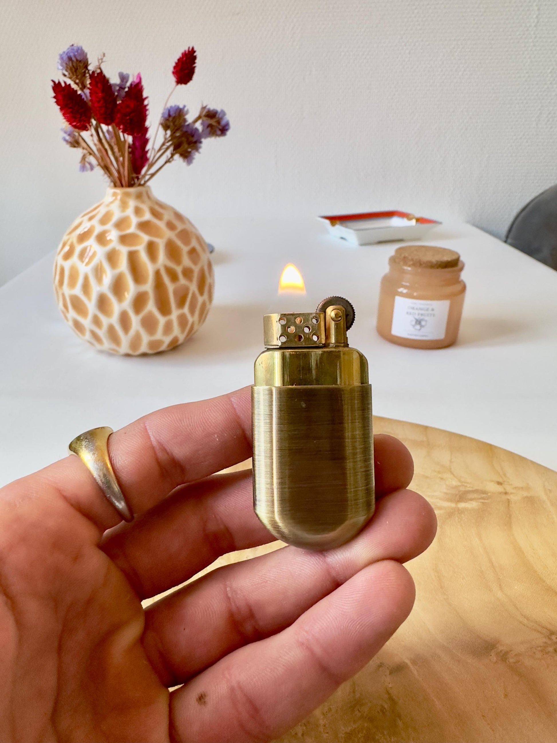 Old School Retro Lighter Vintage Style Handmade Lighter Collectible Gift for Him Classic Lighters