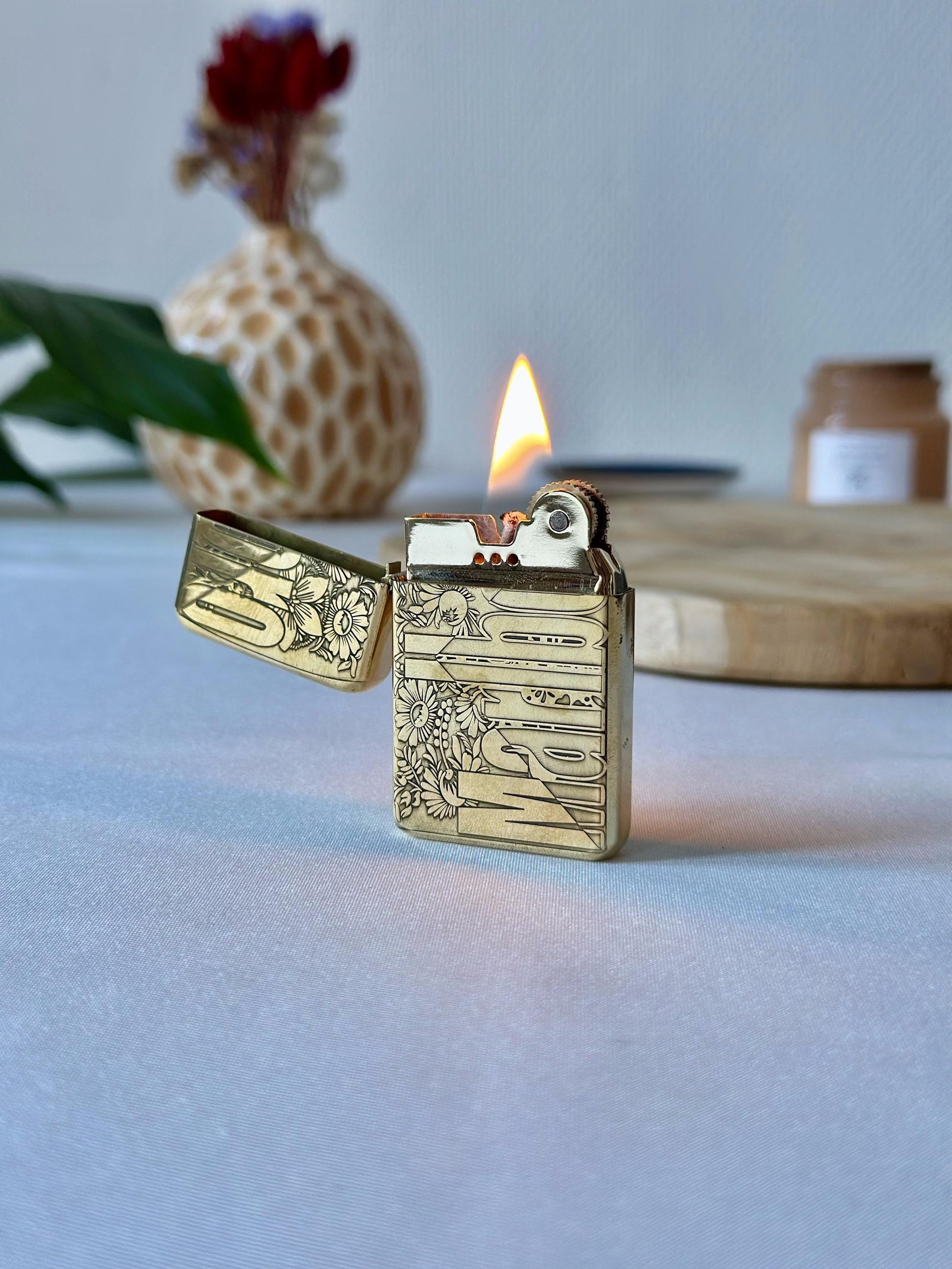 Lighter Engraved Marlboro Vintage Cigarette Windproof Petrol Retro Zippo Style Exquisite Brass Kerosene Custom Windproof Gift Camel